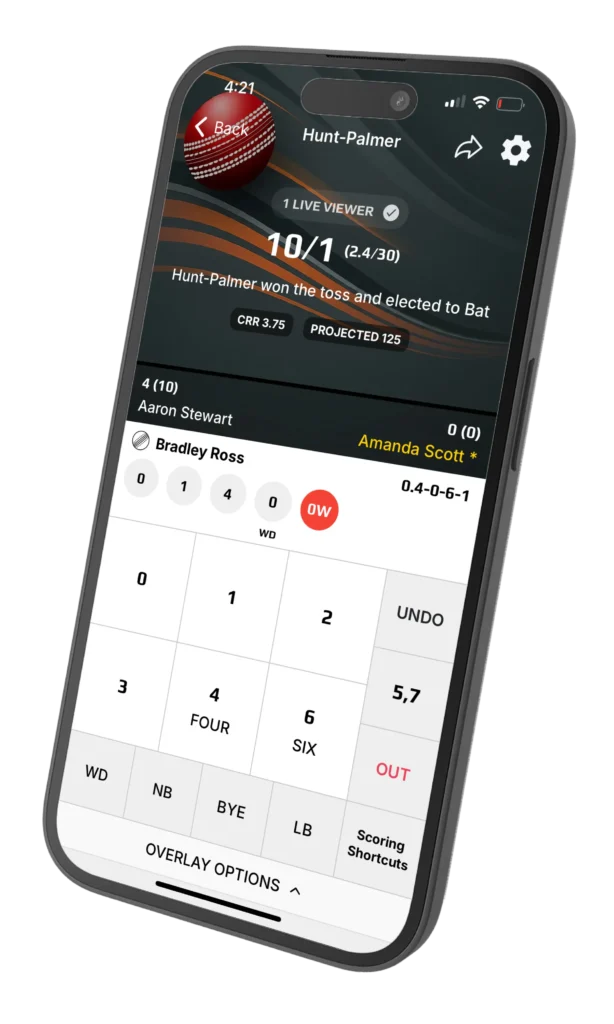 live score overlay app