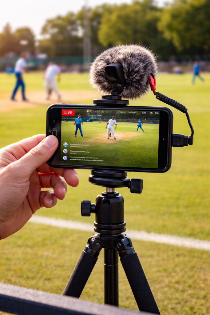 live cricket streaming on mobile setup